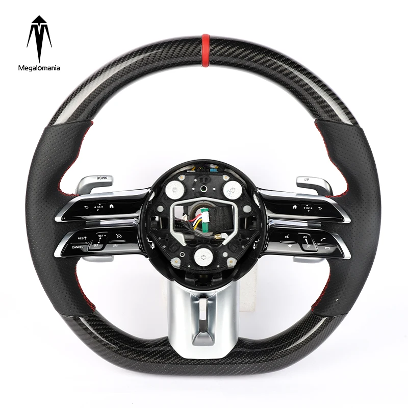 New LED carbon fiber steering wheel for Benz C-Class G class E class GLE GLC GT