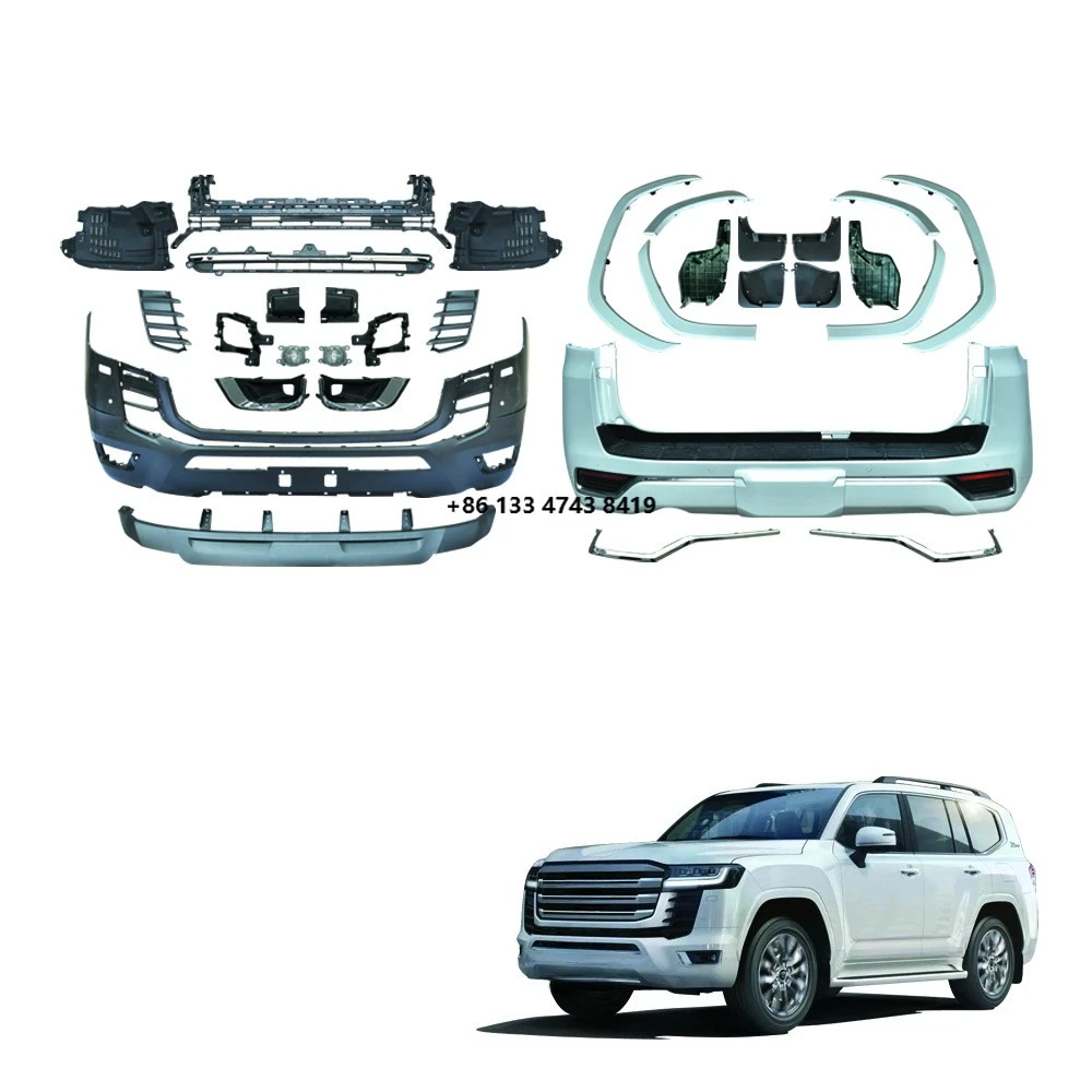 

LC300 Upgraded Body Kit for 2008-2021 Deluxe Polypropylene Front and Front Bumper ABS Material, Model 2023