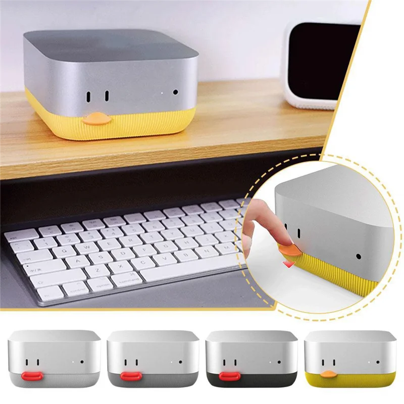 

Durable-3D Printing Computer Base Power Button Front Heat Dissipation Bracket Host Accessories For Macmini M4,3D Printing Comput