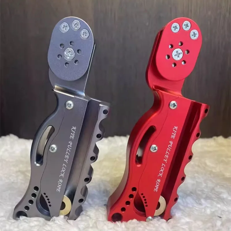 Kite Rope Tensioner Clamp Aviation Aluminum Crocodile Grip for Large Kites