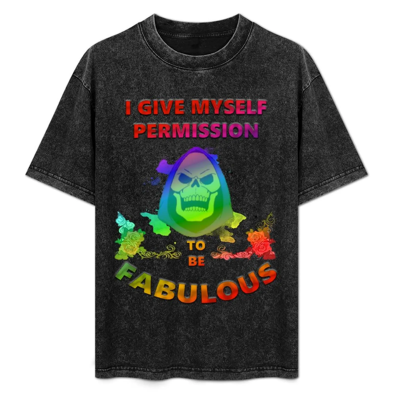 

Skeletor Pride T-Shirt tops clothes cotton graphic tees mens graphic t-shirts funny