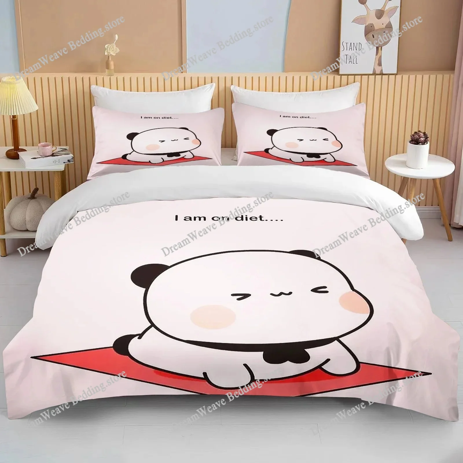 

3D Print Duvet Cover Bubu Dudu Pattern Quilt Covers For Children Single Twin Queen King Bedding Set Home Textile Luxury Gift