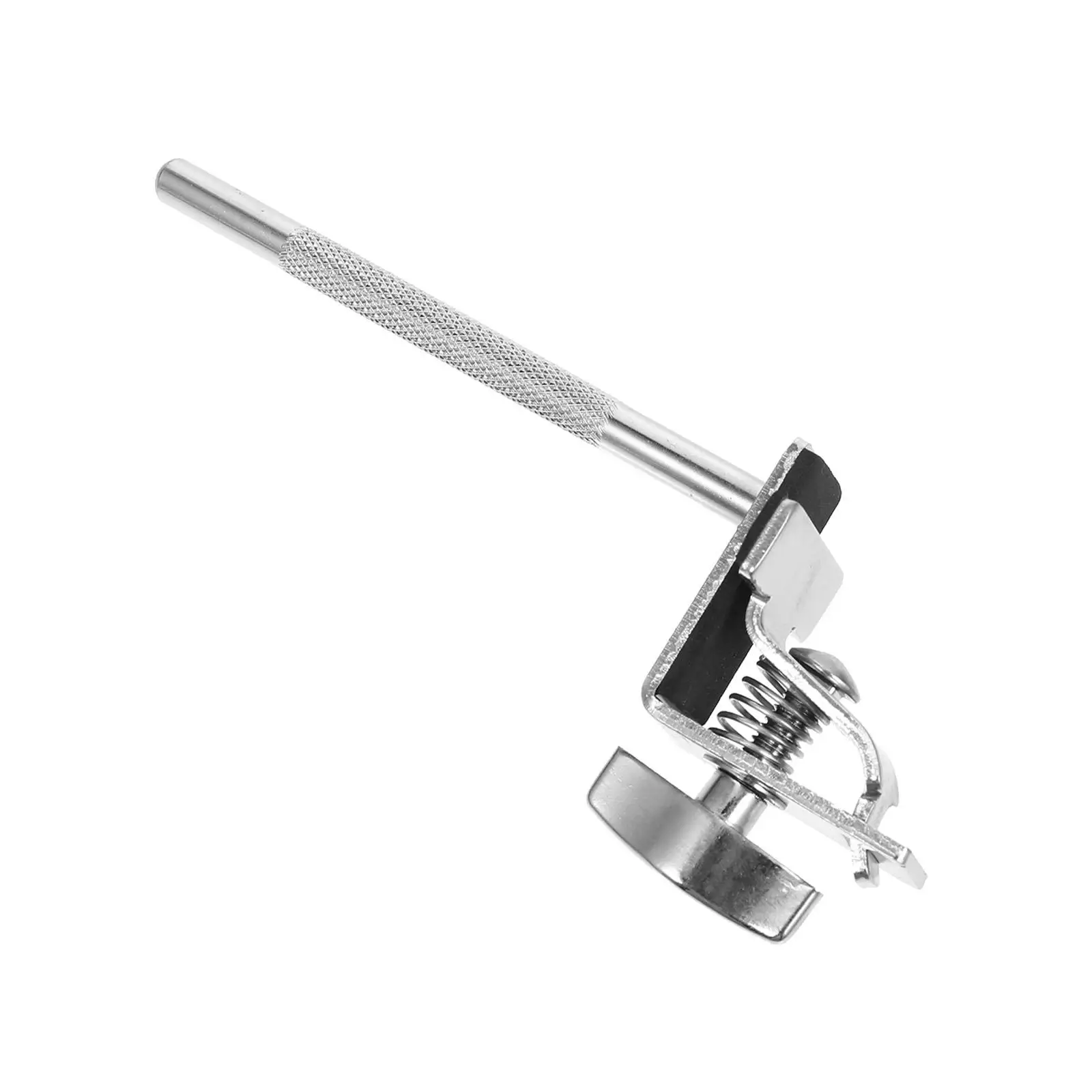 

Cow Bell Cowbell Clip Accessory Clamp Instrument Supply Percussion Drum Extension Silver Holder