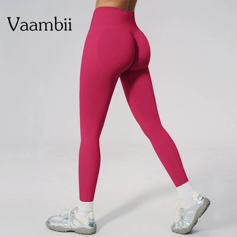 Seamless Belly Tightening Butt Lifting Yoga High Elastic Buttocks Gym Running Fitness Pants Peach Butt Lifting Leggings
