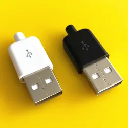 5 шт./партия, штекеры USB 2,0 для передачи данных