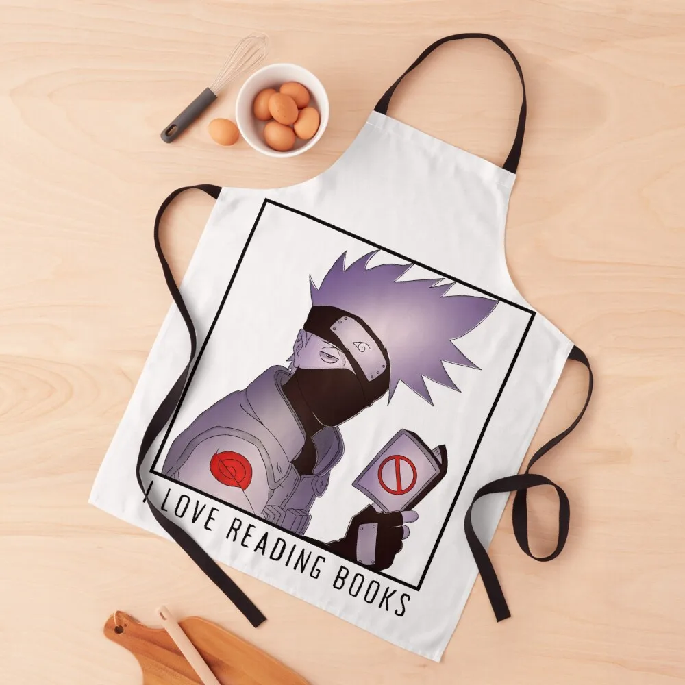 

I love reading books Apron Waiter Uniforms Christmas gift Chef Accessories Apron