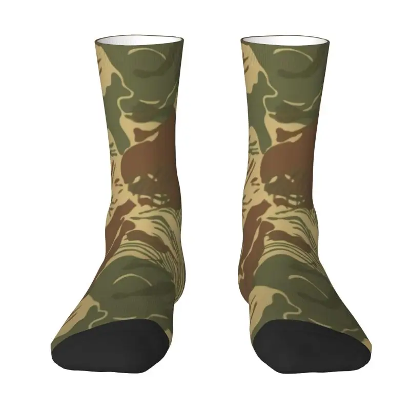 Calcetines con estampado 3D de Rodesia War para hombre y mujer, calcetín Unisex con estampado de camuflaje