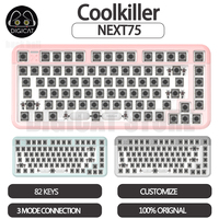 Coolkiller NEXT75 Mechanical Keyboards 3Mode USB/2.4G/Bluetooth Wireless Keyboard RGB Keyboard RT CNC Customize Keyboard Gifts