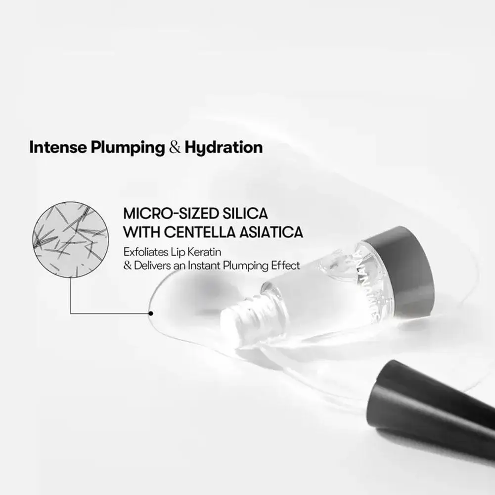 Koreaanse Lip Voller Olie, Hydraterende Volumizing Clear High-Shine Lipgloss, Microneedling Effect, Langdurige Vocht Lipgloss