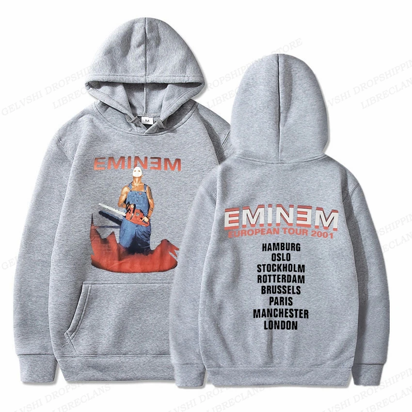 Rapper Eminem Hoodie Men Women Fashion Hoodies Kids Hip Hop Hoodies Sweatshirts Women Sweats Boy Coats Album Tracksuit Rock 2023