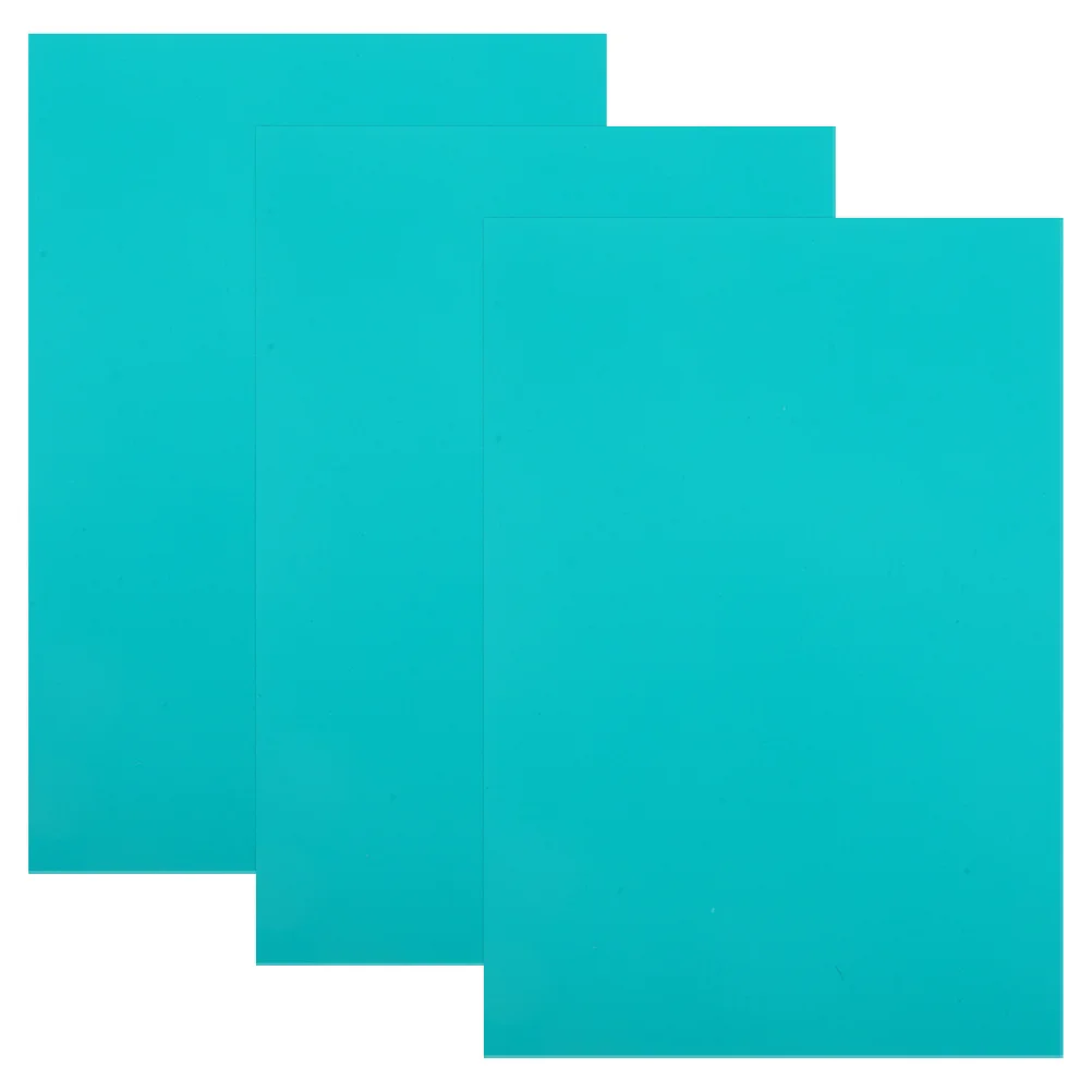 

3 Pcs DIY Plastic Printmaking Plate Engraving Material Supply Soft Linoleum Block