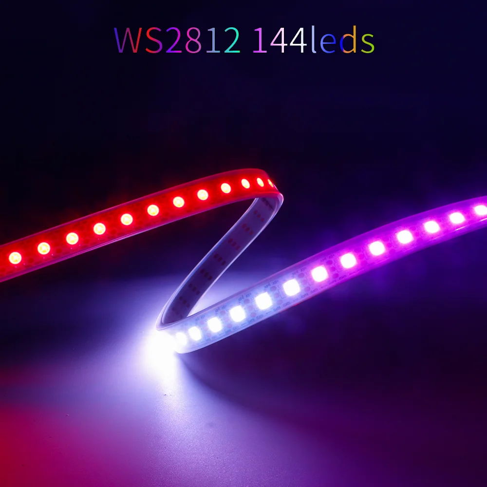 

WS2812 WS2813 WS2815 Smart LED Strip Light RGBIC Dream Color Changing Addressable Lights 144/leds/m/pixels Linear soft led Tape