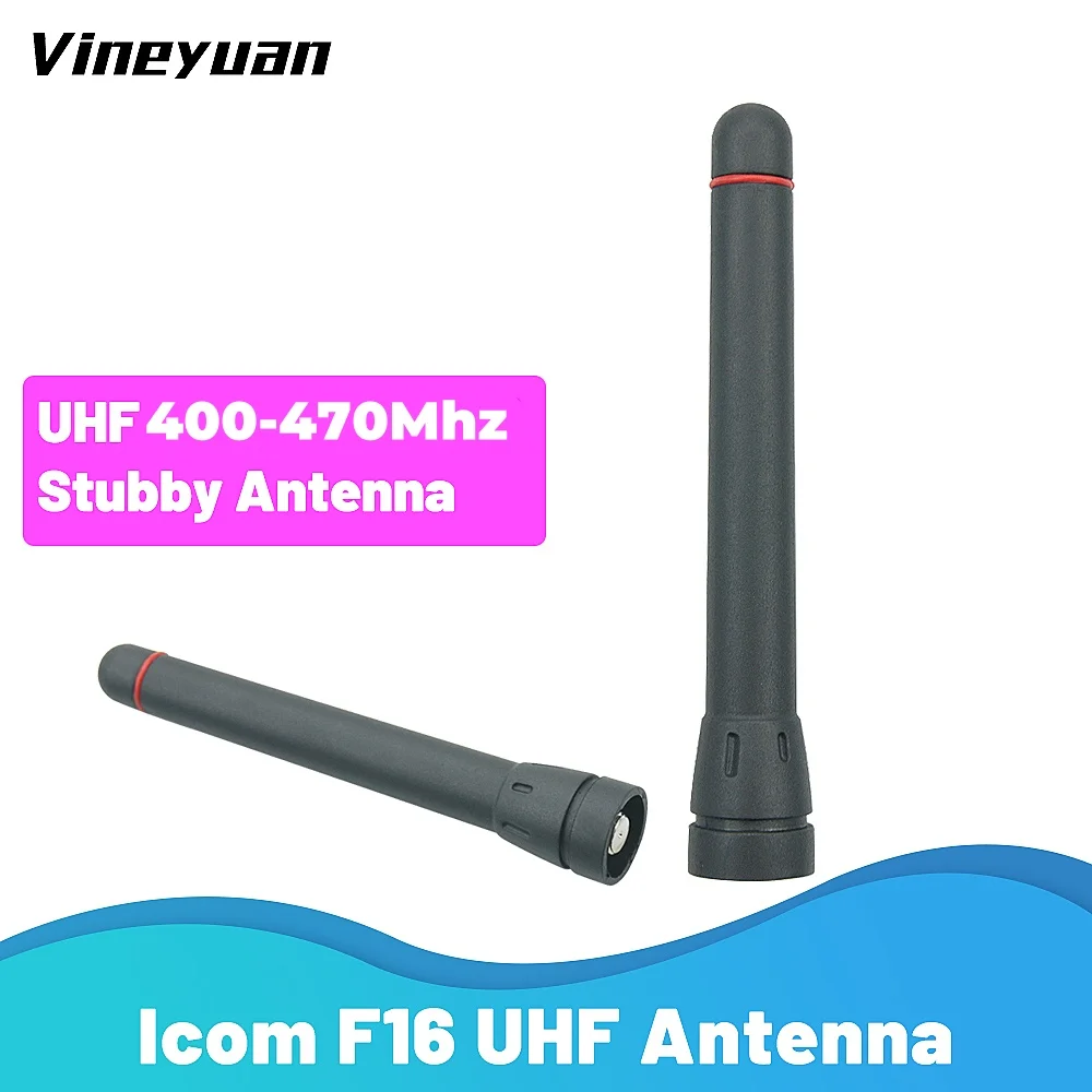 

3.5 inch UHF 400-470MHz Stubby Antenna for ICOM Radio FA-SC73US IC-F21 F24 F43 F44 F4000 F4001 F4010 F4011 F4023 F4026 Antenna