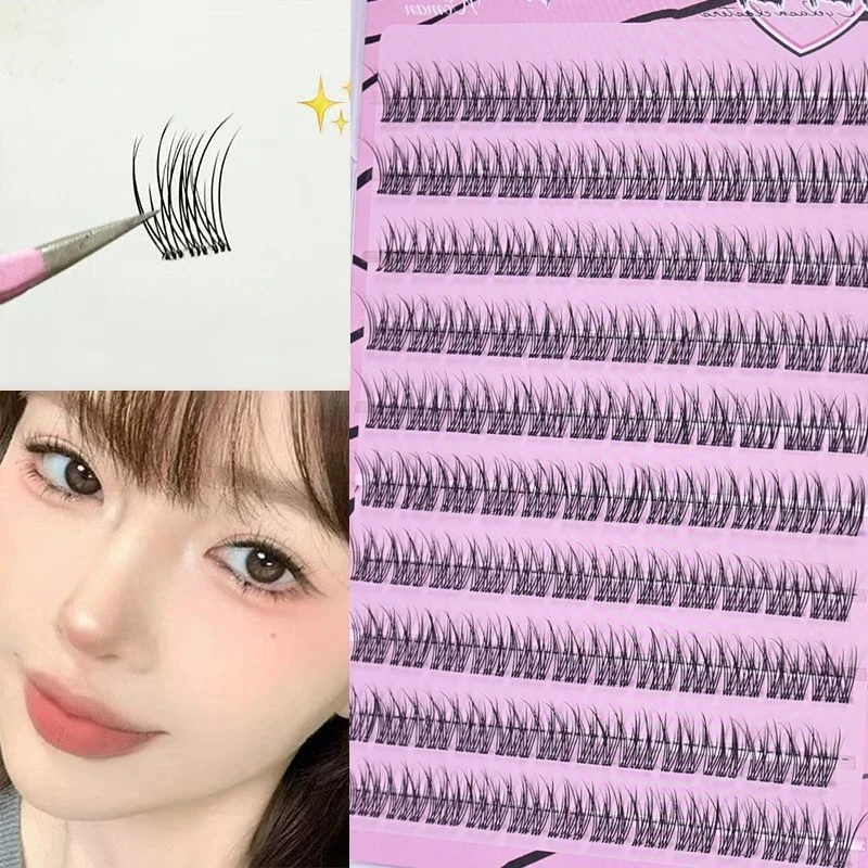 Eyelash Extension Anime Style - ขนตาปลอมแบบฟูฟ่อง ลายดอกทานตะวัน หางปลา ติดเองได้ ไม่ต้องใช้กาว สไตล์อนิเมะ