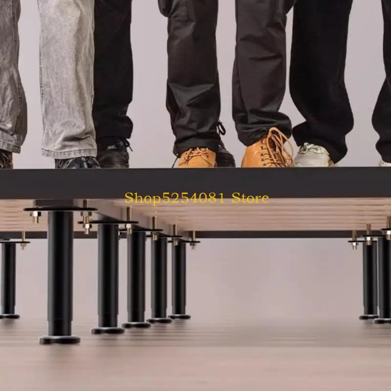 AXYC Adjustable Bed Frame Support Legs with Wider Base Under Bed Center Support Leg Bed Slats Furniture Leg Easy to Install