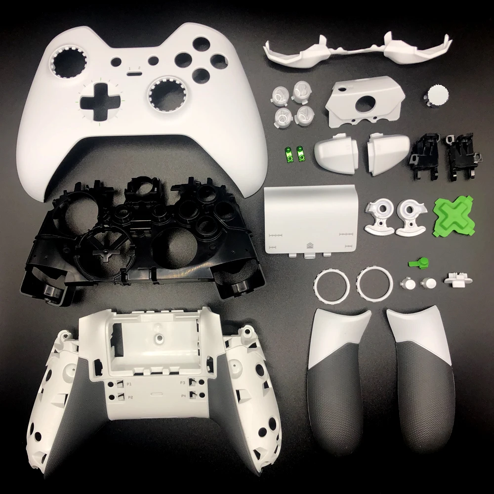 

For Xbox One Elite Series 1 Controller DIY Replacement Shell Faceplate Front Cover Top Bottom Case Battery Cover Repair Parts