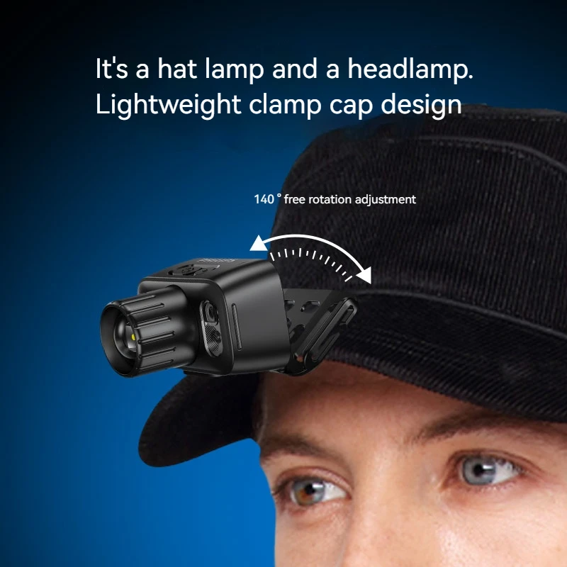 Imagem -06 - Philips-usb Rechargeable Sensor de Movimento Farol Exterior Camping Pesca Lanterna Níveis Head Lamp