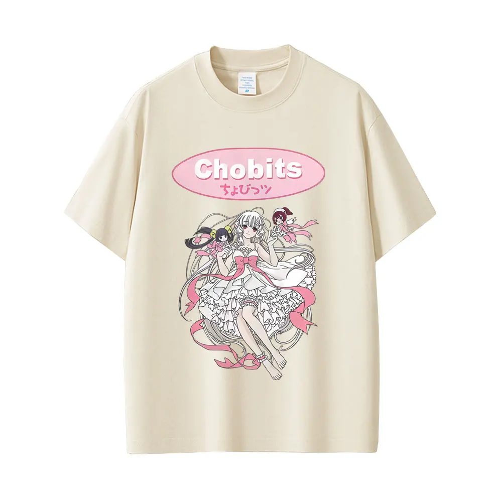 

Japanese Anime Chobits Chi Tee Shirt Men Women Kawaii Cartoon Oversized T Shirts Male Casual Cotton Vintage T-shirts Fans Gift