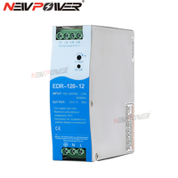 EDR120W Input 100V-220V AC TO DC Industrial power supply 12V/24V/48V 10A 5A DIN Rail Switching Power Supply