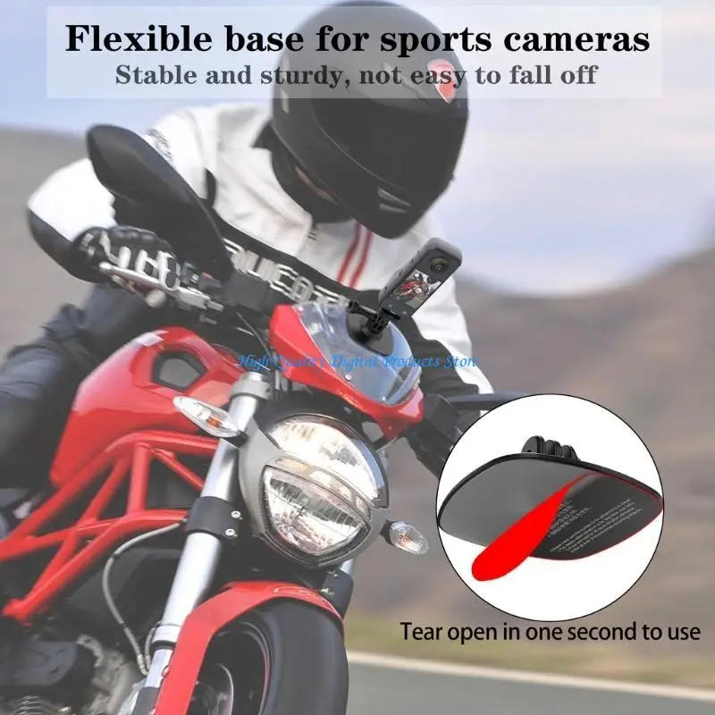 

U2JE Camera Clamp Mount Round Mount for Action Cameras Socket Arm Round Head Adapter