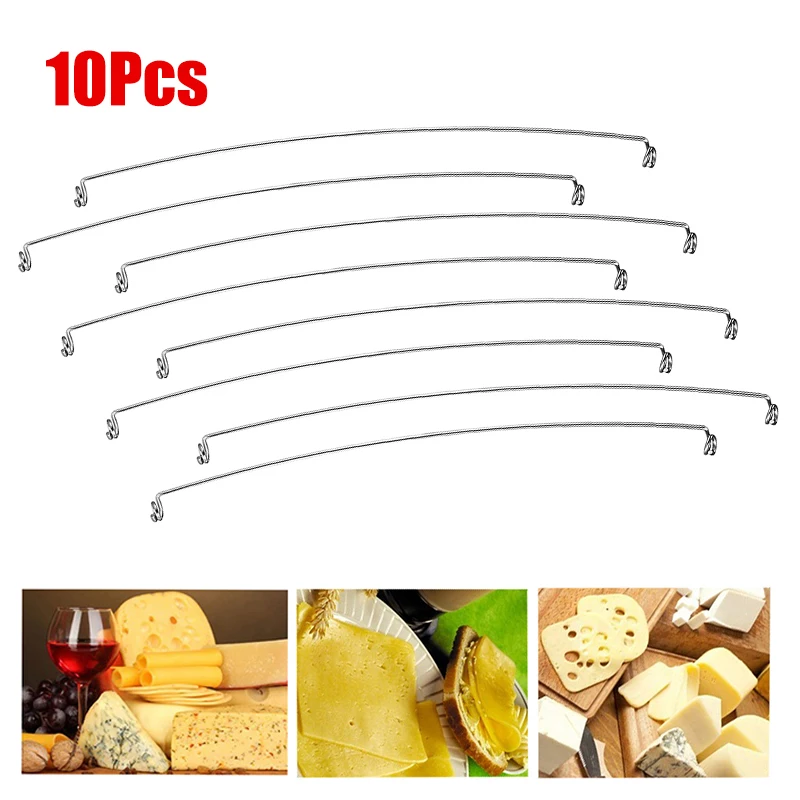 

10Pcs/lot Replacement Cheese Slicer Wires 5.5 Inch Stainless Steel Cheese Cutter Cheese Wire Pie Slicers for Cut Cheese Meats