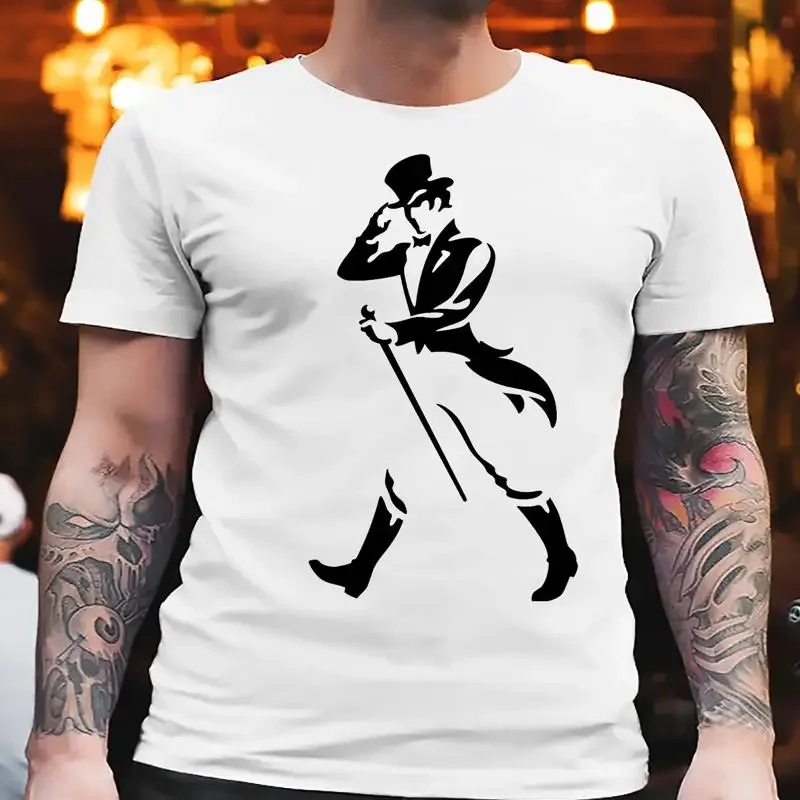 Johnnie Walker Logo Classic T Shirt Essential All Size