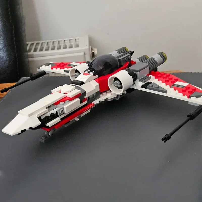 

245pcs MOC Z-95 Headhunter Space Wars Fighter Model Airplane Building Blocks Educational Toys Gift Compatible With 75388