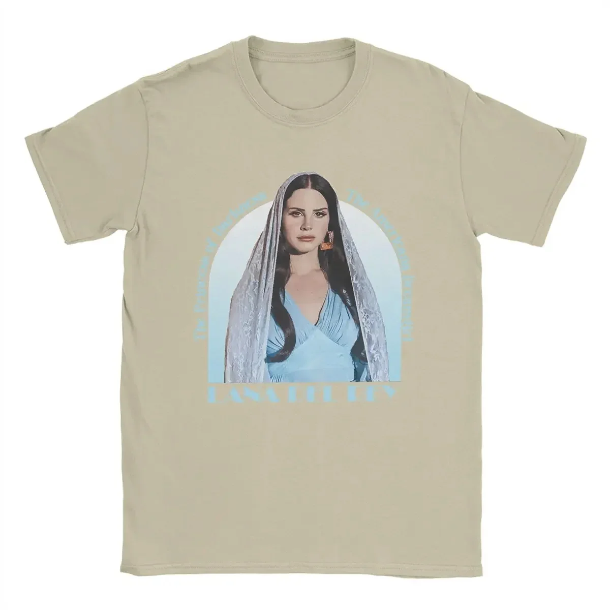 O Neck Plus Size Short Sleeve Streetwear T Shirt Summer Clothing  Lana Del Rey T-Shirts Men Music Amazing Pure Cotton Tees