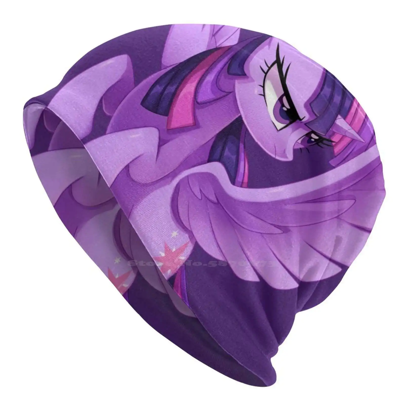 Twilight Sparkle Knitted Hat Warm Beanie Outdoor Caps Twilight Sparkle Mlp My Little Brony Princess Cutie Mark Cute