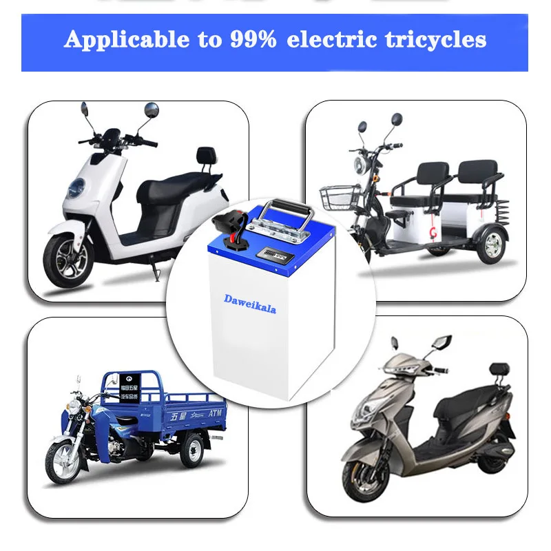 2023 Electric Vehicle Li-ion Battery 72V48V60V Super Capacity 200km Lithium Battery Electric Motorcycle Tricycle Lithium Battery