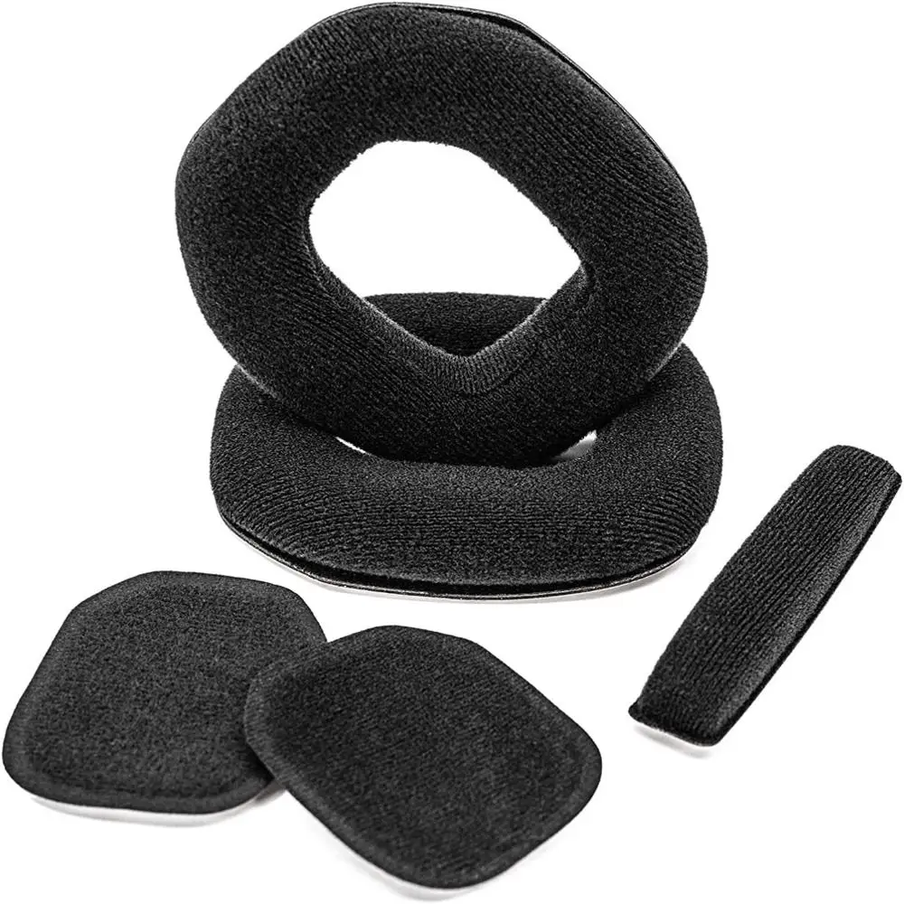 For Logitech Astro A40 A50 Gen3 Gen4 Gaming Headset Earpads Cushions Headband Tuning Foam Pads Soft Flannel/ Protein Leather PU