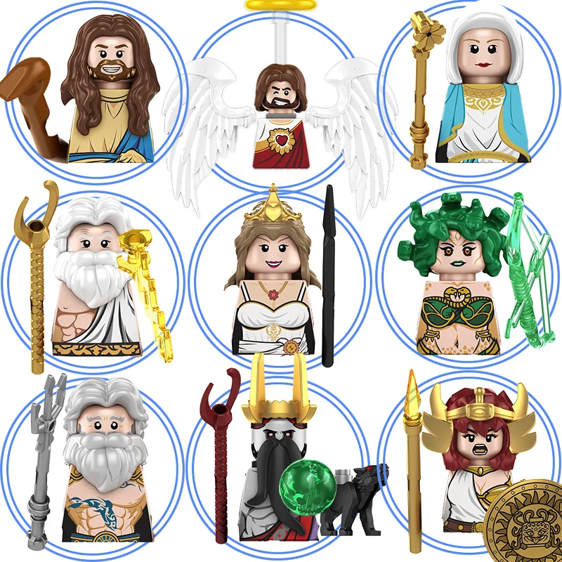 TP1044 Jesus Sereis Mini Assembled Building Block Action Figures Plastic Collection Toys