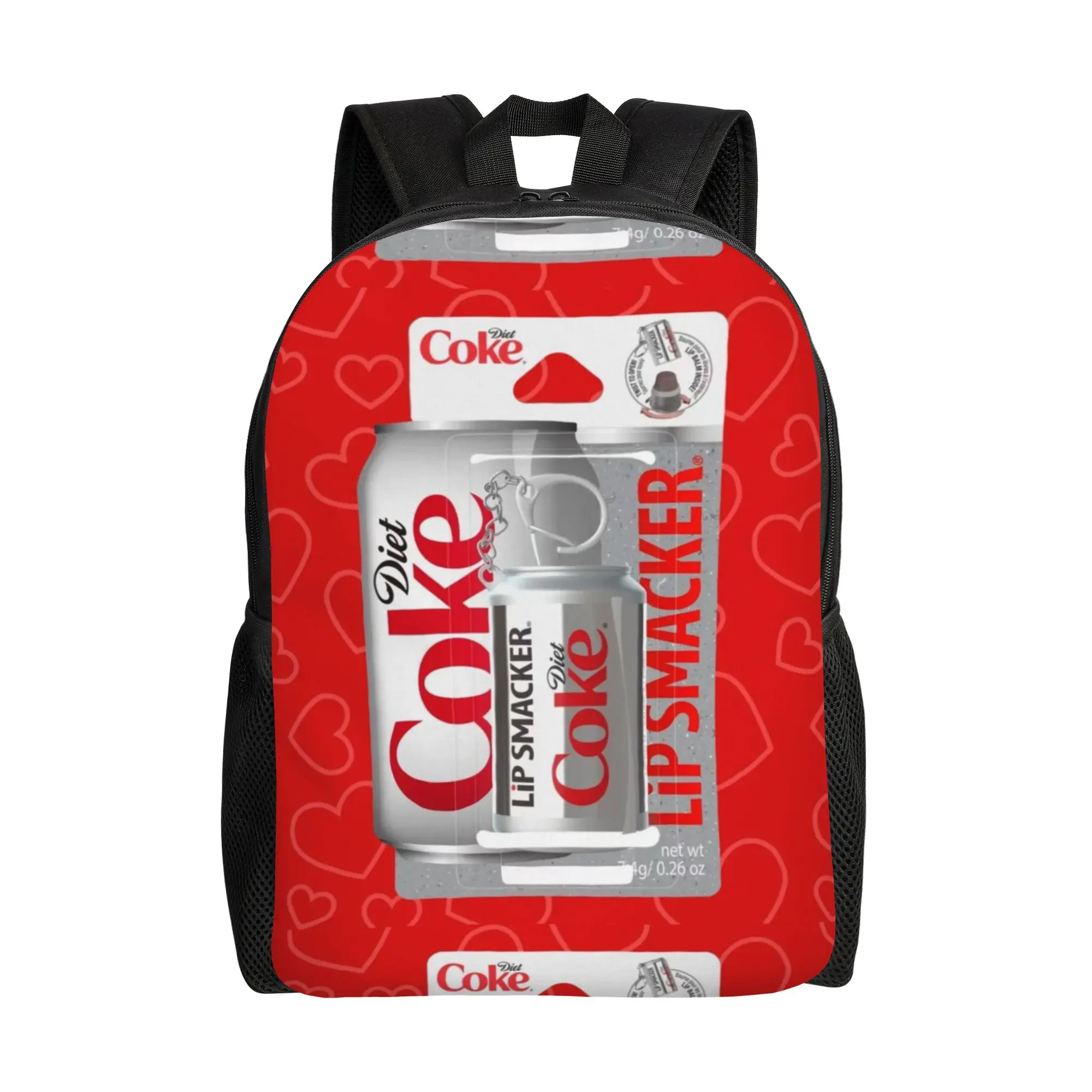 

Бальзам для губ dDiet Coke Lip Smacker, модный школьный рюкзак dDiet Coke для студентов, вместительный ранец для школы, к началу учебного года