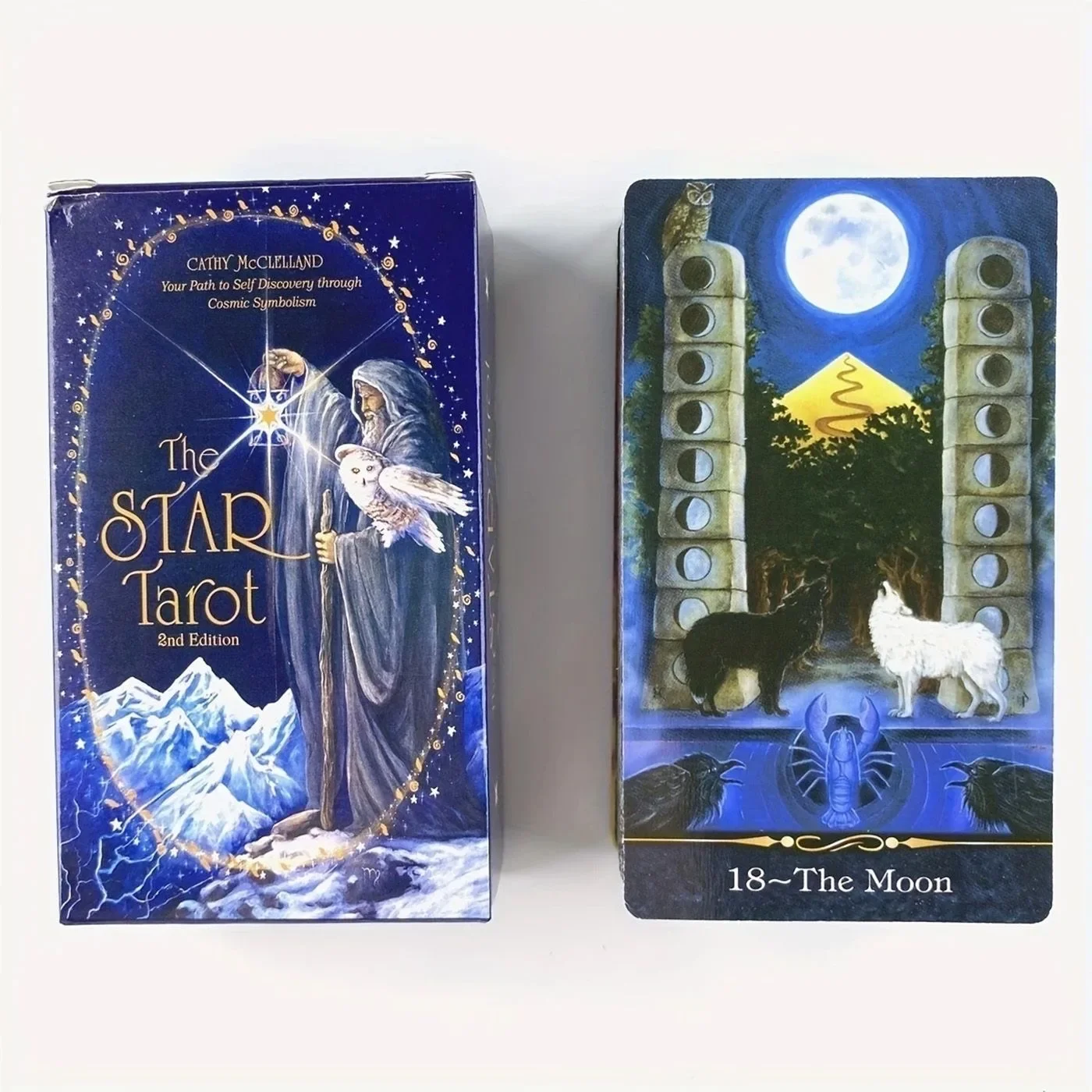 1Pcs The Star Tarot Your Path To Self-Discovery Through Cosmic Symbolism Deck Oracle Card Game Board Game 78 Pcs Cards