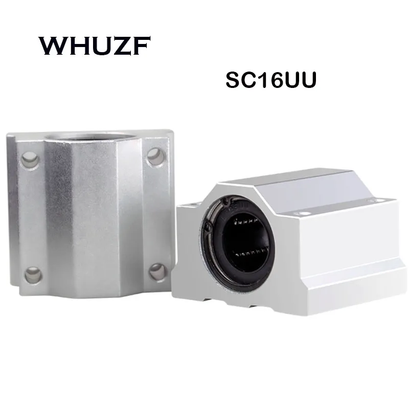

WHUZF 2/4PCS SC6UU/SC8UU/SC10U Linear Motion Ball Bearing Slide Bushing Linear Shaft For CNC Router 3D Printer Parts Shaft Rod