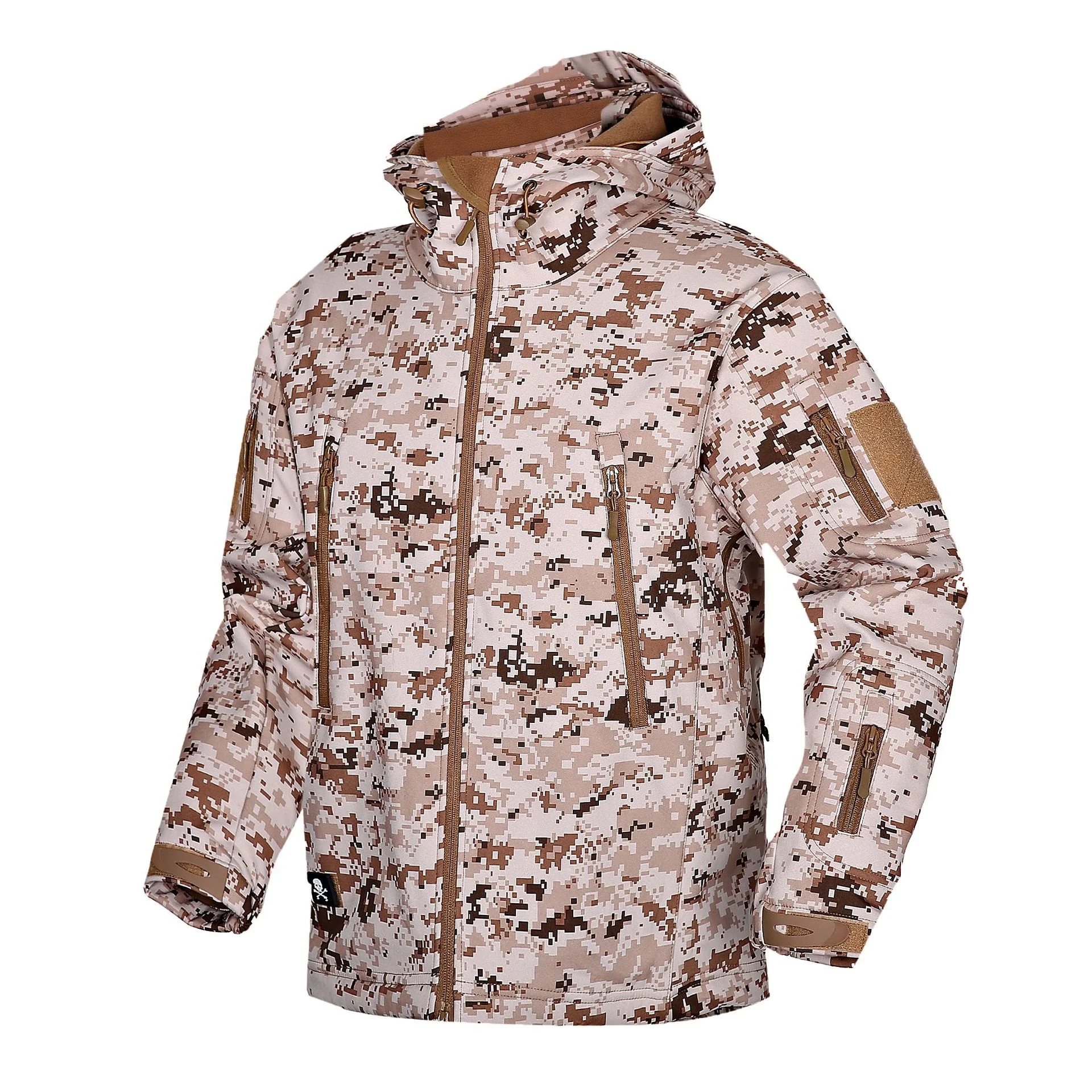 

Tactical Jacket Men Waterproof Camouflage Military Fleece Softshell Windbreaker Winter Army 5XL jaqueta masculino