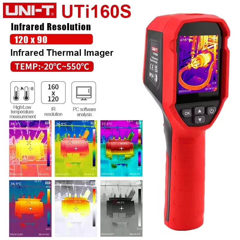 UNI-T UTi120S UTi160S UTi260A UTi260B Thermal Camera Professional Handheld Heat Image Camera for Construction Repair Inspection view 3
