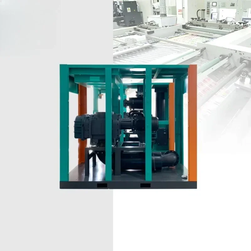 High Vacuum Capacity 22KW Screw Vacuum Pump With Energy-Saving Variable Frequency Control Industrial Compressors Machine Good