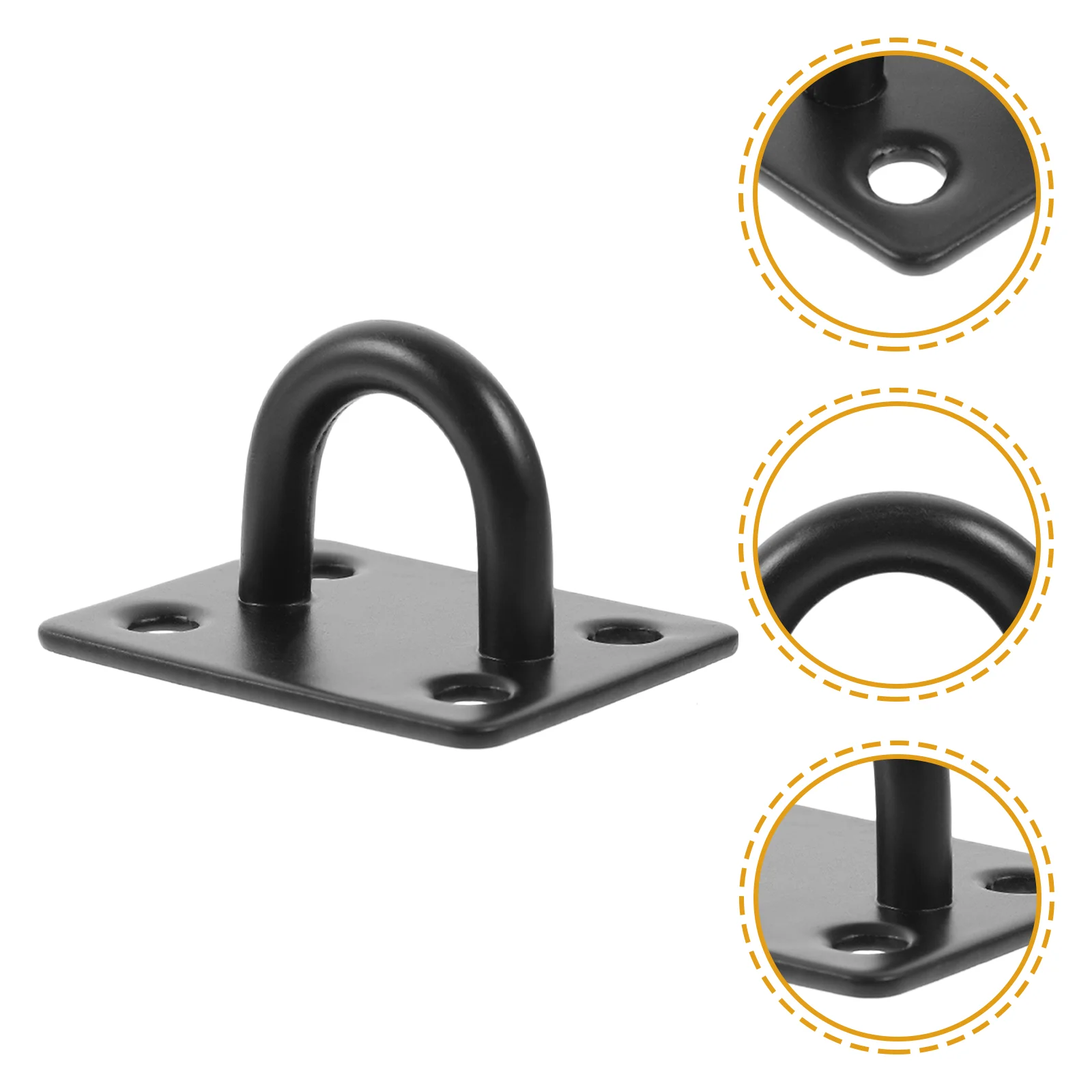 

Fixed Hammock Hook Pad Eye Plate U Hooks Concrete Wall Heavy Duty Anchor Mounting Carabiner