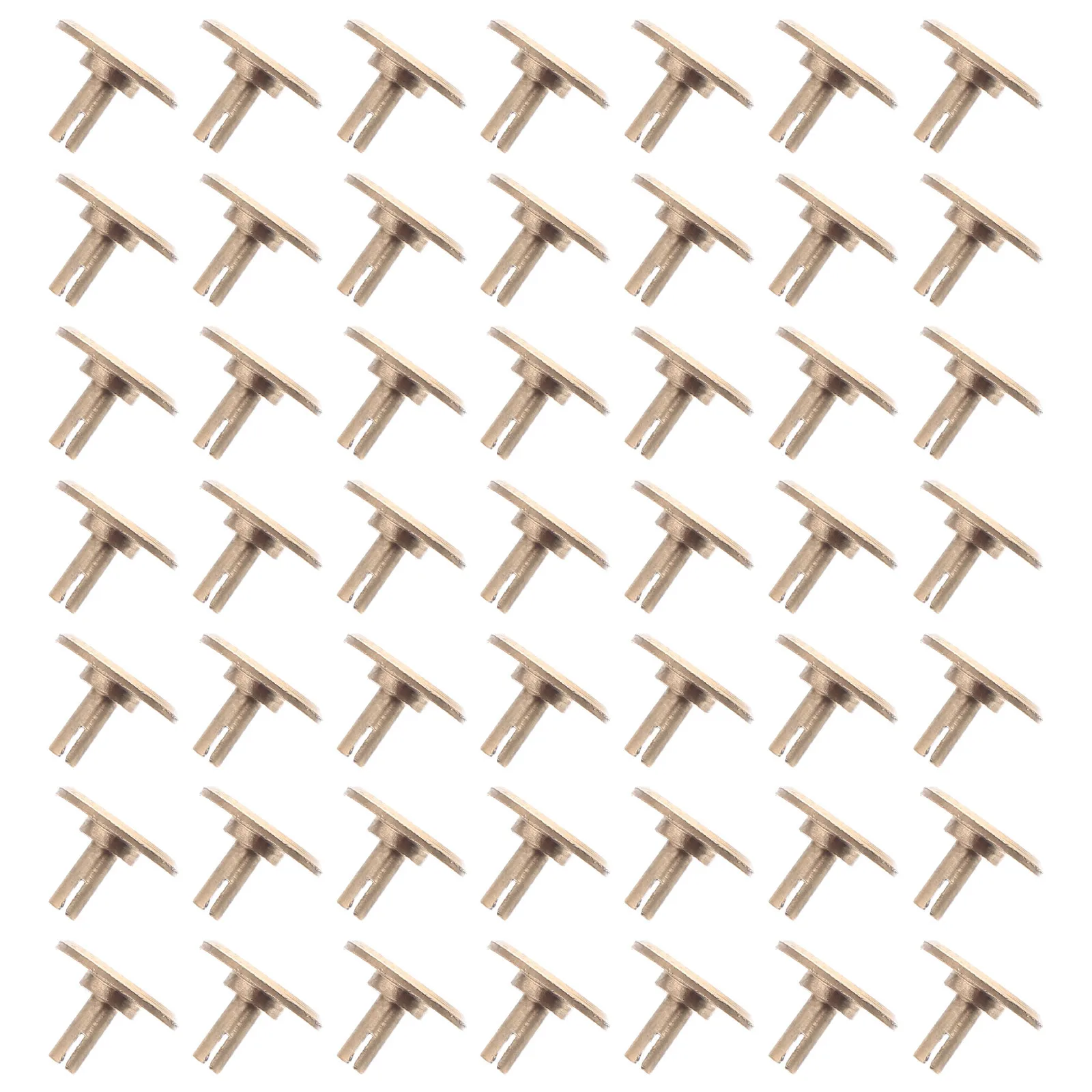 

50Pcs Clock Second Caps Copper Repair Accessories DIY Wall Clock Replacement Parts Quartz Movement Pointer Caps