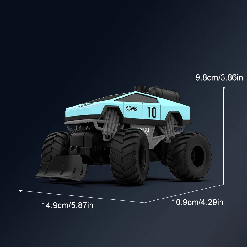 1/24 2.4G RC 4WD サッカーカー スプレーライト付き 360度回転 キッズトイ リモコン 5CH サッカー車両 男の子向けクリスマスプレゼント