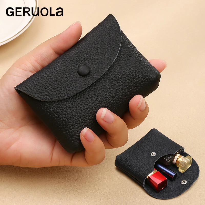 2026 New Arrival: Korean-Style Minimalist Women's Mini Wallet with RFID Theft Protection, Foldable Ultra-Thin Genuine Leather Co