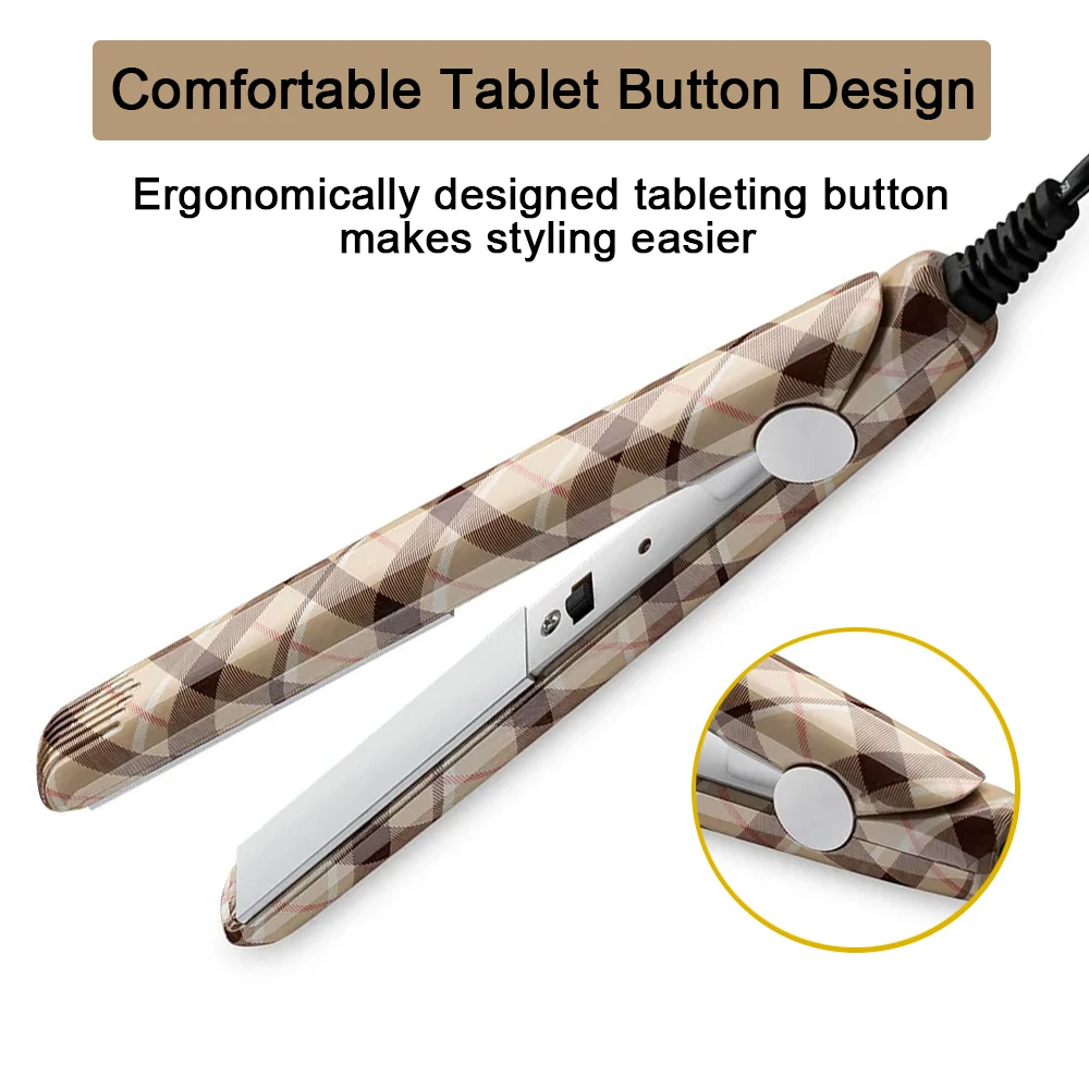 Colorful Mini Hair Straightener New Ceramic Flat Iron Curling Waves Portable Dry Hair Curler For Women Salon Hairstyling Tool