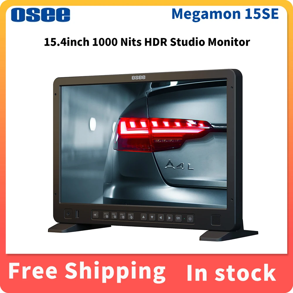 

OSEE Megamon 15SE 15.4 inch 10bit 1000nits HDR Display Field Studio Production Monitor Kit For Pro Video Switcher