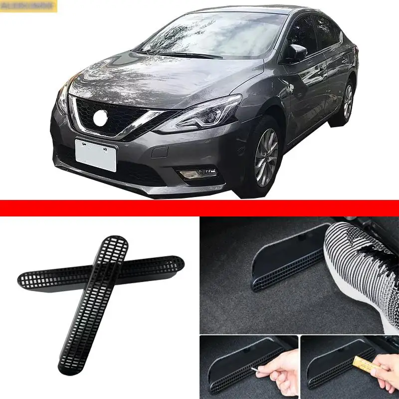 

2PCS Seat AC Heat Floor Air Conditioner Duct Vent Outlet Grille Cover fit for Nissan Sentra Tiida C12 B17 Car Accessories Auto