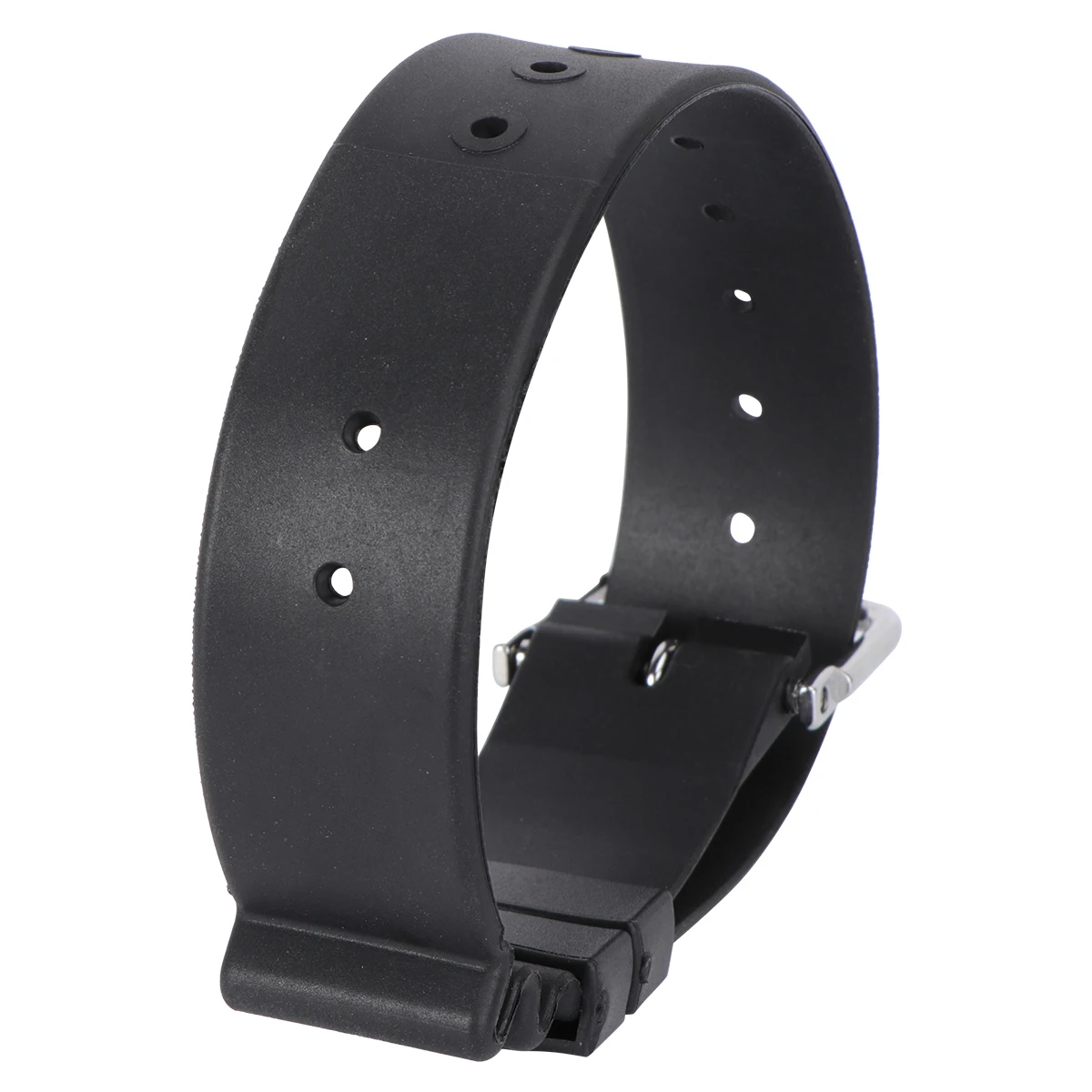 

Waterproof Compass Watch Band Black Rubber Strap Durable Comfortable Replaceable Wristband Gift for Friends Watch Band