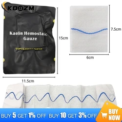 Hemostatic Kaolin Gauze Combat Emergency Trauma Z-Fold Soluble For Ifak Tactical Military First Aid Kit Medical Wound Dressing