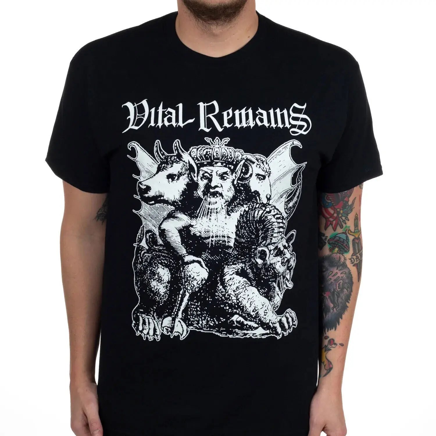 

Men's Vital Remains Asmodaeus T-shirt Small Black