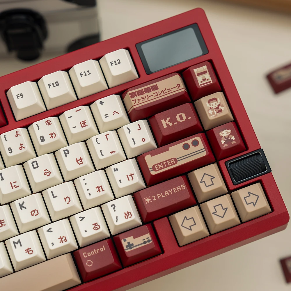 FBB Keycaps FC Famicom PBT Five-Sided Sublimation 1.7mm Thickening Customized Mechanical Keyboard Games