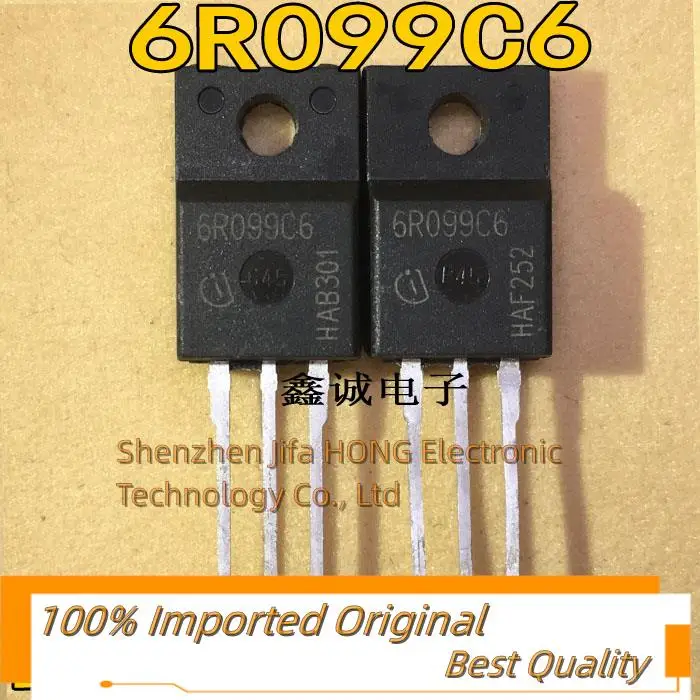 

10 шт./лот 6R099C6 IPA60R099C6 MOSFET 37,9 А/600 В TO-220F N-канальный лучшее качество